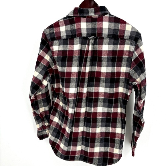 Jachs Flannel Shirt LOT‎ Blue & Red Plaid Cotton Button-Up Mens Medium - Picture 7 of 12